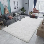 Silk Wool Carpet Living Room Plush Rug Bed Room Floor Fluffy Mats Non-slip Home Decor Soft Velvet Carpet Kids Room Blankets - Image 2