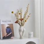 Decorative vases for flowers modern flower vase decoration home room decor nordic ceramic vase dried flower pots art plant pot - Image 2