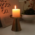 Handmade Copper-Plated Candle Holders Set for Elegant Spaces - Image 6