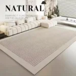 Crystal Pile Living Room Dirty Resistant Easy Care Non-Slip Carpet Premium Feeling Large Sofa Coffee Table Rugs - Image 5