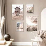 Coastal Serenity Canvas Print - Wooden Bridge Beach Scene - Image 4