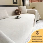Universal Chenier Sofa Cover - Anti-Scratch & Slip-Resistant Protection