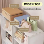 Dustproof Wardrobe Multi-Layer Storage Rack with Curtains Simple Bookshelf Bedroom Wardrobes Large Capacity Fcloset Organizer - Image 6