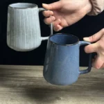Large Capaci Cerc Mug European Sle Vintage Coffee Cup Couples Home Use Big Belly Mug Durable Diwaer Se Water Cup - Image 3