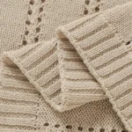 90*70cm Cotton Baby Receiving Blankets for Newborn Girls & Boys Super Soft Dual-Use Crib Nap Stroller Bedding Cradle Quilt Solid - Image 5