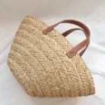 Bohemian Straw Rattan Bags for Women Designer Woven Bag Travel Basket Handbags and Purses Beach Shoulder Bag Tote Shopper Bags - Image 2