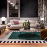 American Retro Carpets for Living Room Thicken Washable Floor Mat Home Plush Lounge Rug Irregular Bedroom Decor Anti-slip Carpet - Image 2