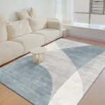 VIKAMA Nordic simple geometric crystal velvet large carpet living room mat family sofa balcony corridor non-slip decorative Rugs - Image 4