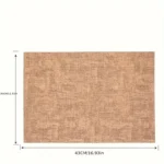 Placemat,Double-Sided Faux Leather Placemats - Nordic Style Table Mats for Home and Restaurant, Waterproof and Heat Resistant - Image 4