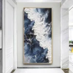 Mintura,Abstract Knife 3D Wave Pictures Hotel Decor Wall Art Hand Painted Seascape Oil Painting on Canvas Handmade Sea Paintings - Image 3