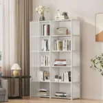 6/5 Layers Dustproof Wardrobe High Capacity Partition Bookshelf Bedroom Open Simple Assembly Storage Cabinet Bedroom Furniture - Image 5
