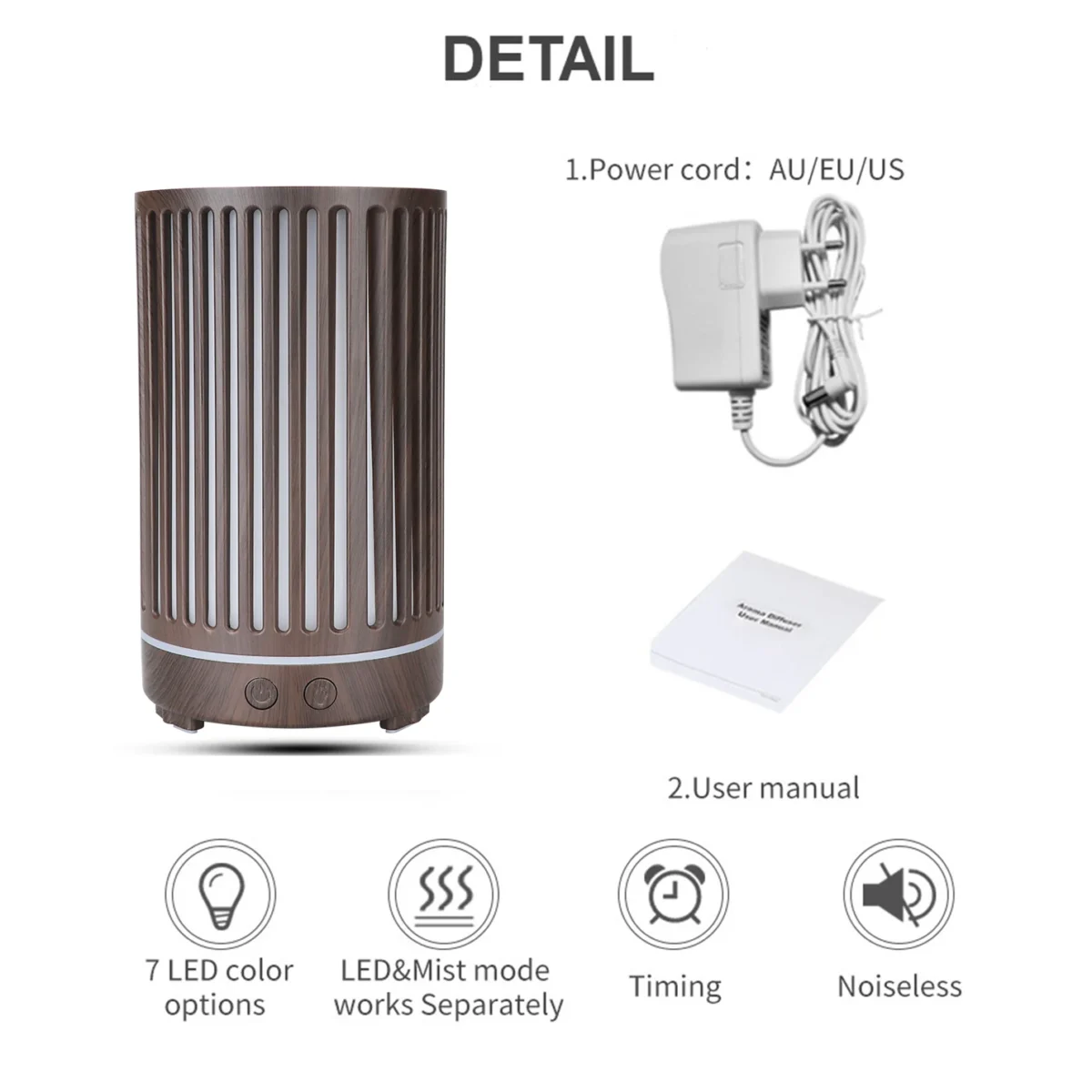 Tuya Wifi Humidifier Essential Aroma Oil Diffuser Smart Home Ultrasonic 200Ml Air Humidifier Mist Maker For Alexa Google - Image 6