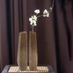 Wooden Vase Wooden Flower Vase Table Ornament Home Decoration For Indoor Outdoor Patio Hallway Bathroom Bedroom Centerpieces - Image 2