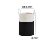 Woven Rope Laundry Hamper for Decorative Storage of Dirty Clothes, Toys and Blankets in Bathroom - Image 6