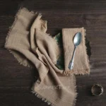 Rustic Cotton Gauze Napkins - Set of 10, 41 x41 cm for Elegant Events - Image 2