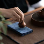 Elegant Chinese Cotton Napkins for Tea Ceremonies & Dining - Image 5