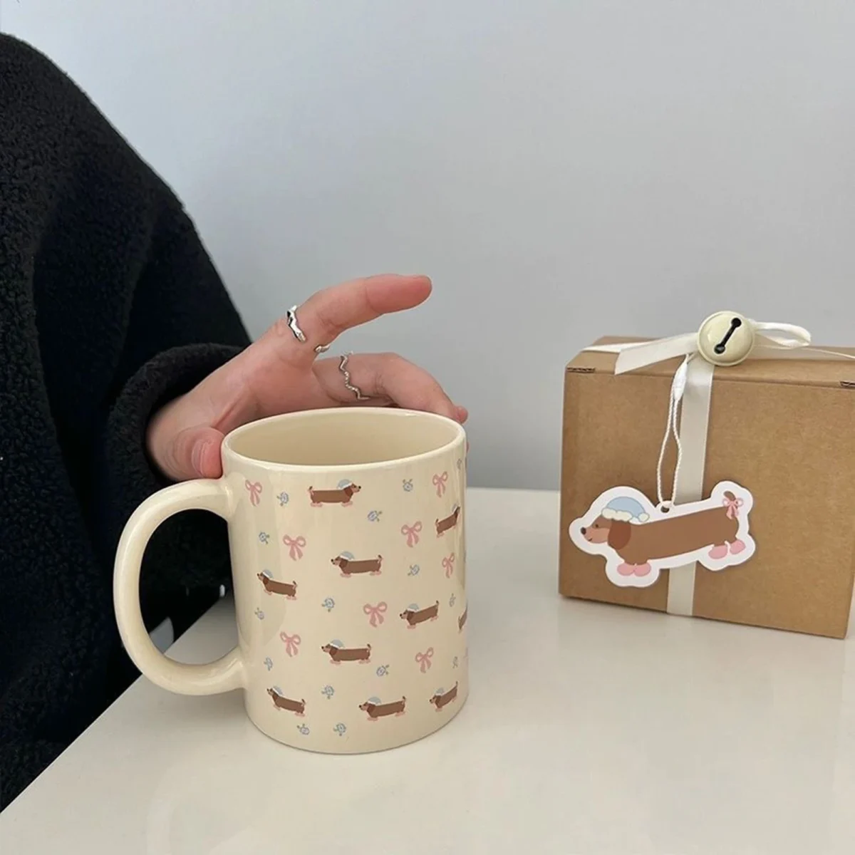 Dachshund Mug Funny Cute Sausage Dog Coffee Mug Great Present Idea - Image 5