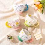 Whimsical 450 ml Ceramic Cartoon Mug - Fun & Durable Drinkware - Image 3