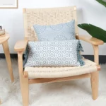 Vintage Blue Green Cushion Cover With Tassels 30X50/45X45cm Cotton Retro Throw Pillowcase For Sofa Backrest Home Decor - Image 4