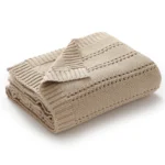 90*70cm Cotton Baby Receiving Blankets for Newborn Girls & Boys Super Soft Dual-Use Crib Nap Stroller Bedding Cradle Quilt Solid - Image 3
