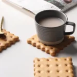 Natural Wooden Cookie Coasters Reusable Anti-skidding and Heat-resistant Coffee Hot Pad Drink Cup Mat Kitchen Home Tableware - Image 5