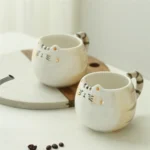 Charming Cat-Shaped Ceramic Mug - 13 oz Coffee Delight
