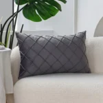Gray Cushion Cover for Sofa Living Room 30x50 Pillow Cover Soft Velvet Bedroom Pillowcase Home Decor Nordic Style Funda Cojin - Image 5