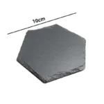 Natural Slate Coasters Anti-scald Insulated Cup Whiskey Mat Tea Cups Glass Mats Table Decorations and Accessories - Image 6