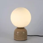 Nordic Table Lamps Natural Yellow Cave Stone Wabi Sabi Style Homestay Decoration Hotel Living Room Study Glass Bedroom Bedside - Image 3