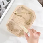 Natural Travertine Irregular Square Tray Design Ornament Home Hotel Bathroom Desktop Jewelry Cosmetics Storage Tray Decoration - Image 3