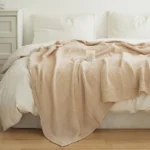 Battilo 100% Cotton Muslin Throw Blanket for Sofa 6 Layer Breathable Lightweight Boho Throws for Couch Bed Large Summer Blankets - Image 6