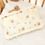 Toddler Pillow with Pillowcase 36*25*2cm Babies Bedding Linen Cotton Bear Baby Birth Pillow Type Four Seasons General Purpose - Image 2