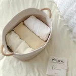Rope Woven Baskets for Organizing Woven Rope Storage Basket Multifunctional Toy Basket for Desktop Nursery Office Bathroom Books - Image 6
