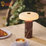 Danish Portable Charging Table Lamp with Touch Switch Atmosphere LED Marble Desk Lights Living Room Bedroom Bedside Study Cafe - Image 2