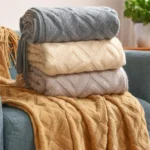Luxury Chunky Knit Throw Blanket Halloween Textured Blankets for Home Decor Soft Cozy Cable Gift Knitted Blanket with Tassels - Image 6