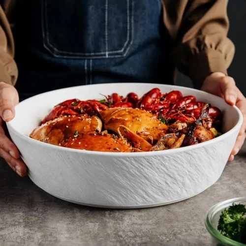 Large Size Cerc Soup Bowl Japanese Sle High Capaci Clear Soup Bowl for Boiled Fi cious Suan Cai Fi Bowl