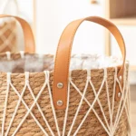 Rattan Storage Basket Living Room Flower Pot Home Decor Durable Net Pocket Pot Outdoor Lawn Decoration - Image 3
