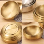 304 Stainless Steel Double Layer Cold Noodle Bowl Gold Silver Korean Style Anti-scald Large Salad Soup Bowls Kitchen Utensils - Image 6