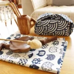 Japanese Style Placemat Cloth Vintage Napkin Cover Cloth Cotton and Linen Tablecloths Photo Background Cloth Fabric Placemat - Image 2