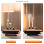 Jellyfish Aroma Mist Diffuser Desktop Ship Decoration Ultrasonic Humidifier Air Purifer Colorful Light Smoke Ring Spray Fogger - Image 5