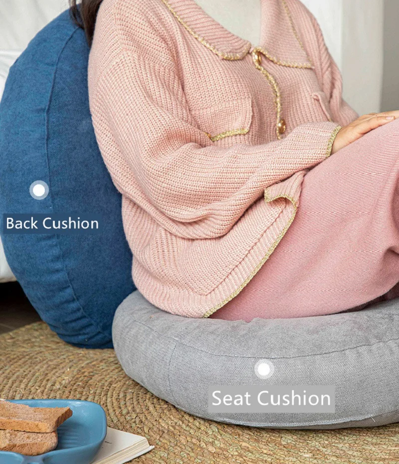 Floor Seat Pillow Solid Color Suitable for Meditation Yoga Round Seat Pads Mat Pouf Sofa Chair Bed Car Seat Pillows Cushions 5 kf S923a4e231426454eb2d0ff3125787a88I