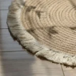 Japanese Style Round Carpets Natural Jute Mats Handmade Rattan Grass With Tassel Rugs Sofa Tea Table Mat Living Room Home Decor - Image 2