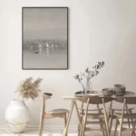 Vintage Sailboat Canvas Art for Nautical Home Decor - Image 3