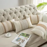 30x50cm Boho Decorative Throw Pillow Cover Cotton & Burlap Textured Striped Woven Bohemian Cushion Cover for Sofa Couch Car - Image 4