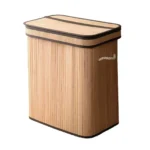 Large Laundry Basket Laundry Hamper Tall Freestanding Organizer with Lid Clothes Hamper Storage Basket for Living Room Dorm - Image 3