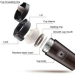 500ML Thermal Mug Leak-proof Thermos Mug Coffee Double Wall 304 Stainless Steel Coffee Cup Tea Vacuum Flask Thermos Water Bottle - Image 3