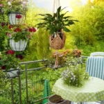 Hanging Basket Plant Handmade Macrame Plant Hanger Flower Pot Planter Hanger Wall Decor Courtyard Garden Hanging Planter - Image 3