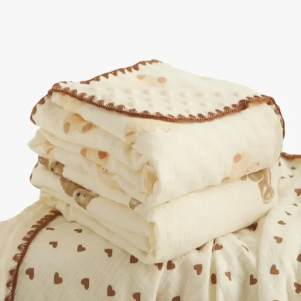 Doudou Blanket A Pure Cotton Gauze Soft Baby Bath Towel Newborn Bag Single Children's Quilt Spring and Summer Baby Quilt