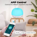 Smart Wi Fi Essential Oil Diffuser | 500 ml with Alexa & LED Colors - Image 4