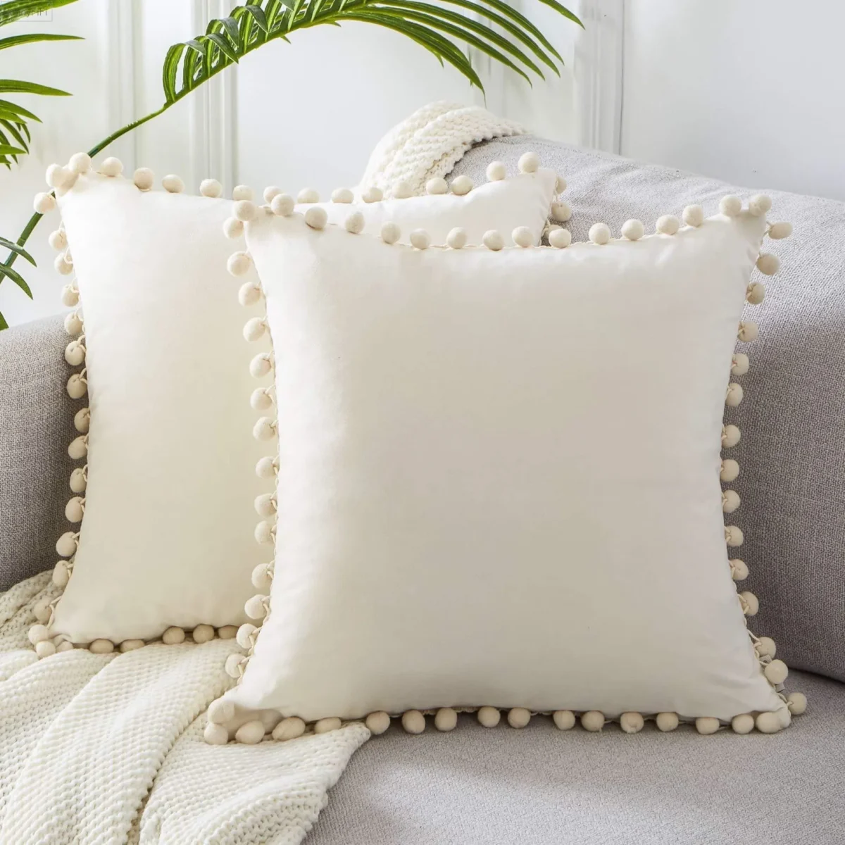 Home Velvet Cushion Cover Decor Soft Decorative Pillow Case Covers Room Decoration Sofa Pillowcases Big30×50 45×45 50X50 65X65cm - Image 1